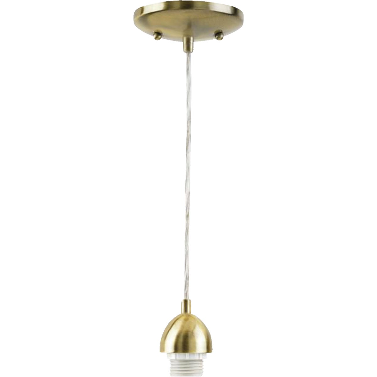 Westinghouse 1 Bulb Antique Brass Incandescent Pendant Light Fixture