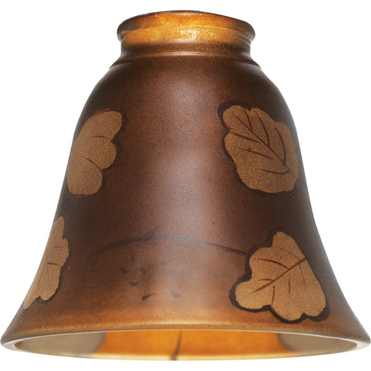 Westinghouse 4-3/4 In. Brown Leaf Glass Shade