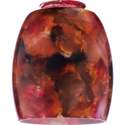 Westinghouse 5-3/8 In. Fire Pit Red Glass Shade