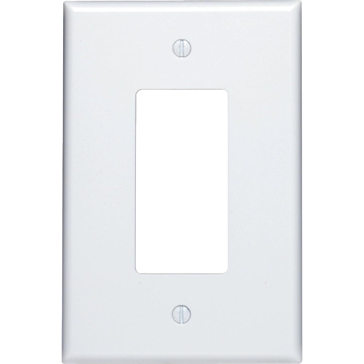 Leviton Decora 1-Gang Plastic Oversized Rocker Decorator Wall Plate, White