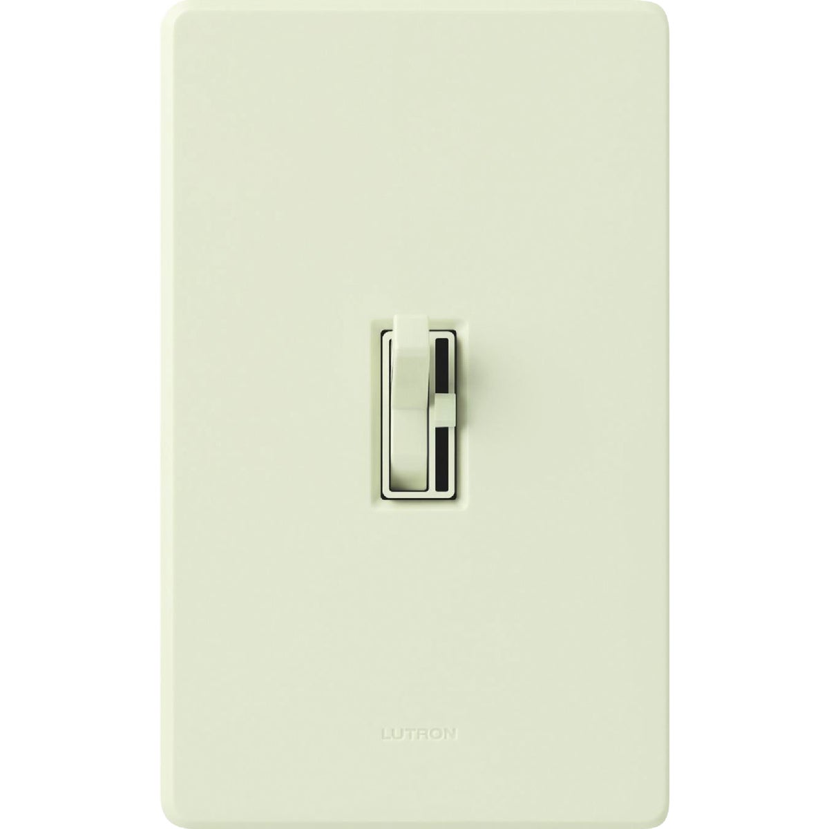 Lutron Toggler Incandescent Light Almond Single Pole Preset Slide Dimmer Switch