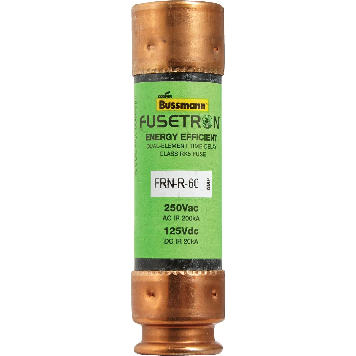 Bussmann 60A FRN-R Cartridge Heavy-Duty Time Delay Cartridge Fuse