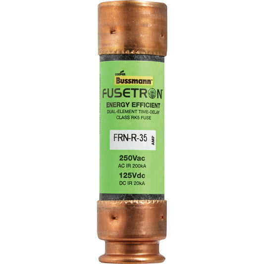 Bussmann 35A FRN-R Cartridge Heavy-Duty Time Delay Cartridge Fuse