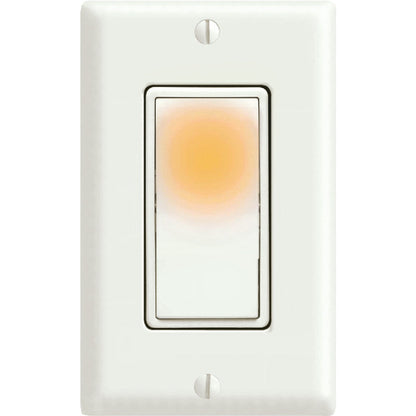 Leviton Decora Residential Grade 15 Amp Rocker Single Pole Switch, White