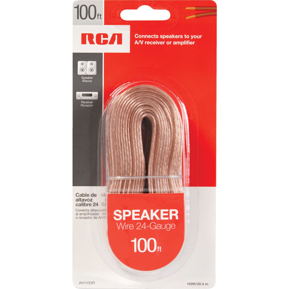 RCA 100 Ft. 24-2 Stranded Speaker Wire