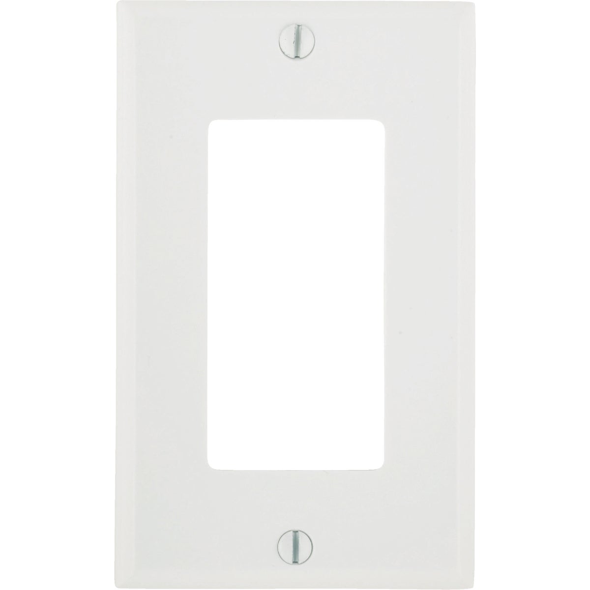 Leviton Decora 1-Gang Smooth Plastic Rocker Decorator Wall Plate, White