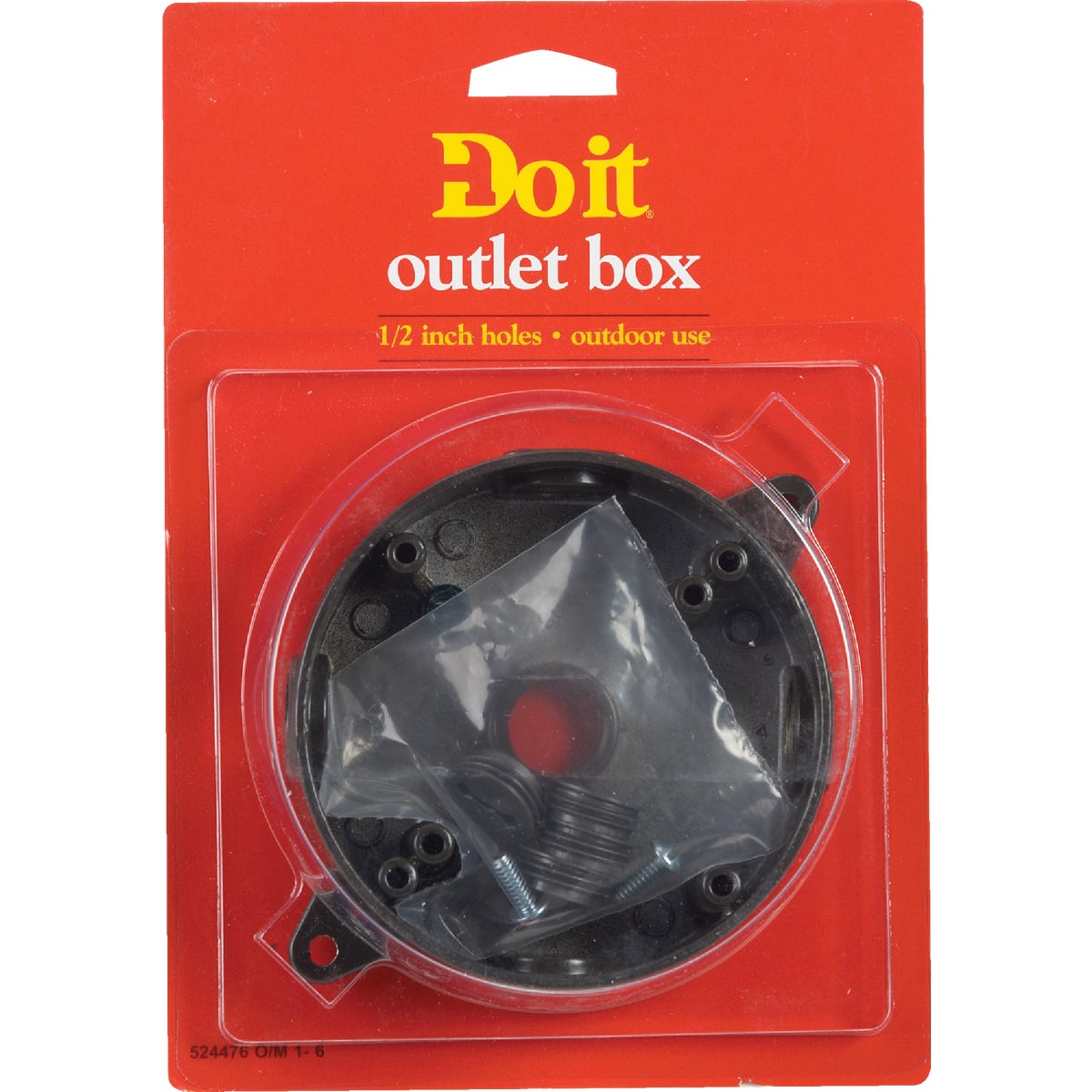 Bell 4 In. 5-Outlet 1/2 In. Bronze Weatherproof Outdoor Round Box, Carded