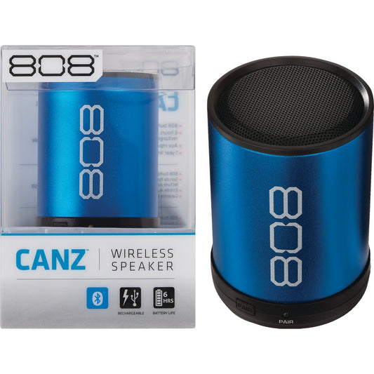 808 Canz 2 Bluetooth Blue Wireless Speaker