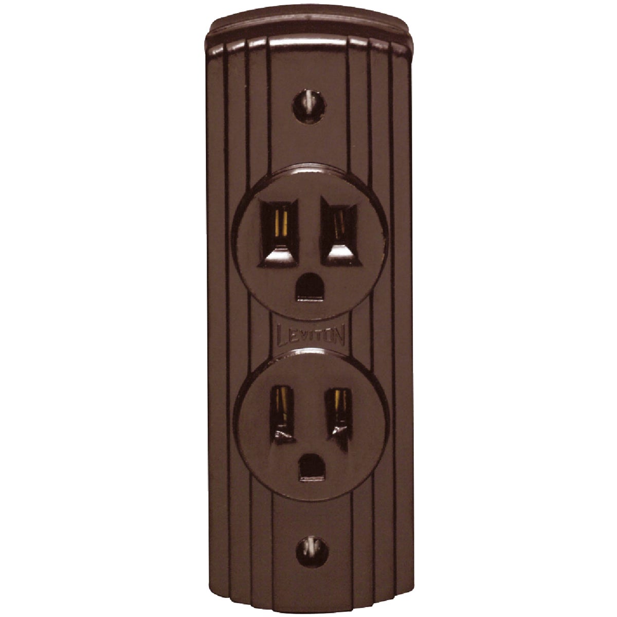 Leviton 15A Surface Mount Brown 5-15R Power Outlet