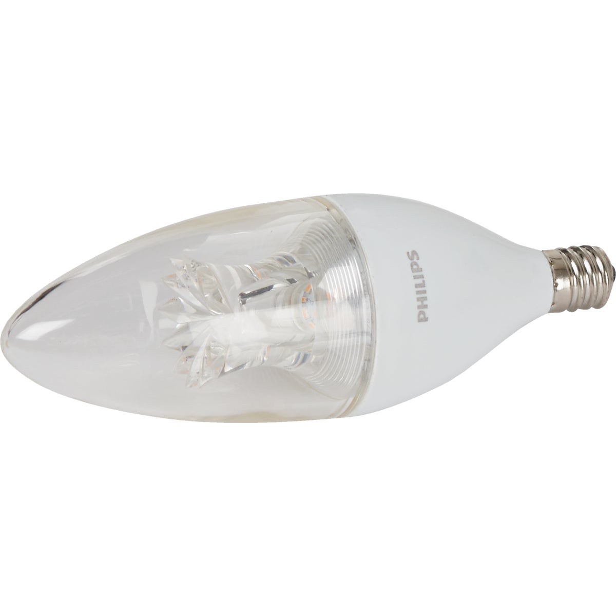 Philips Warm Glow 25W Equivalent Soft White B12 Candelabra Dimmable LED Decorative Light Bulb