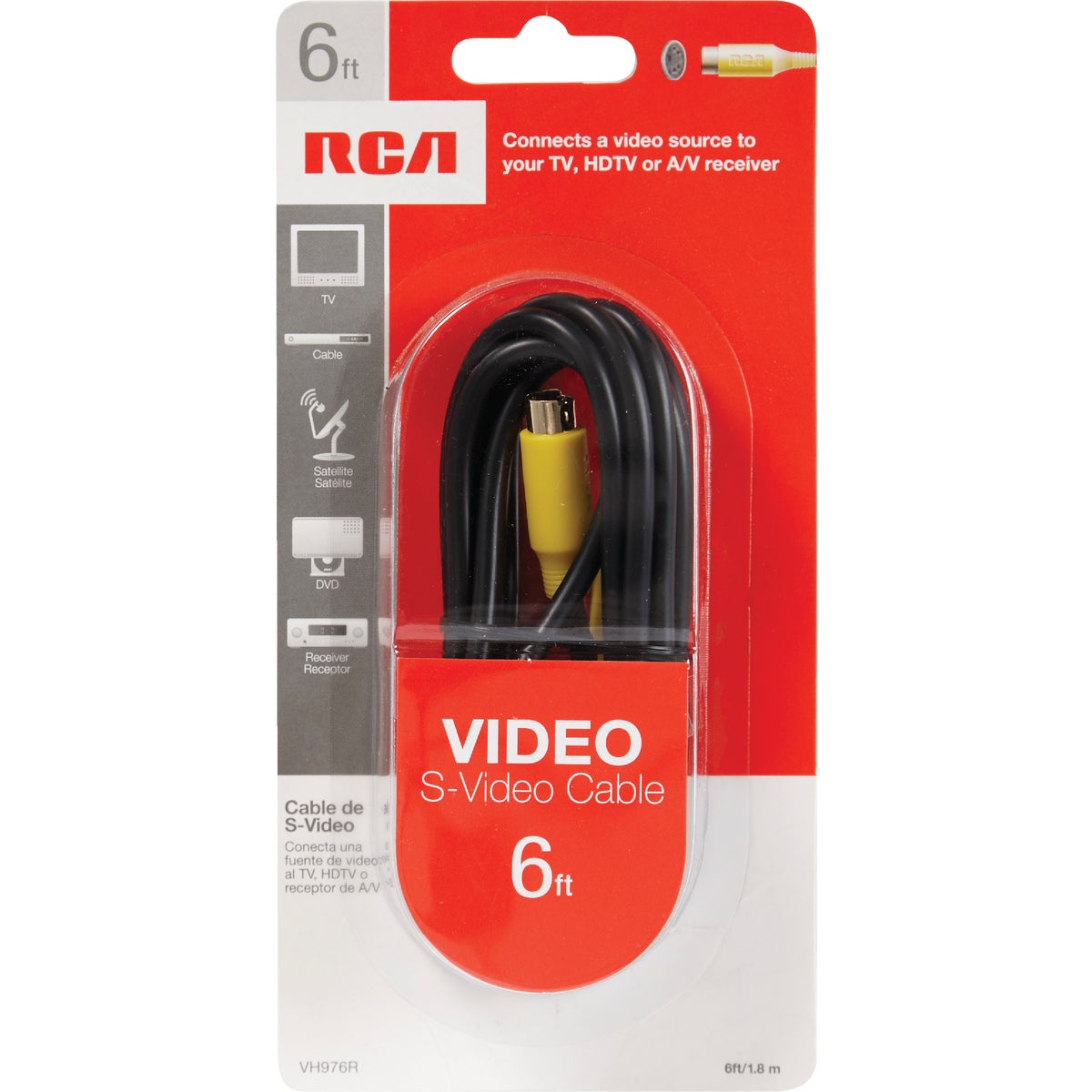 RCA 6 Ft. S-Video Cable