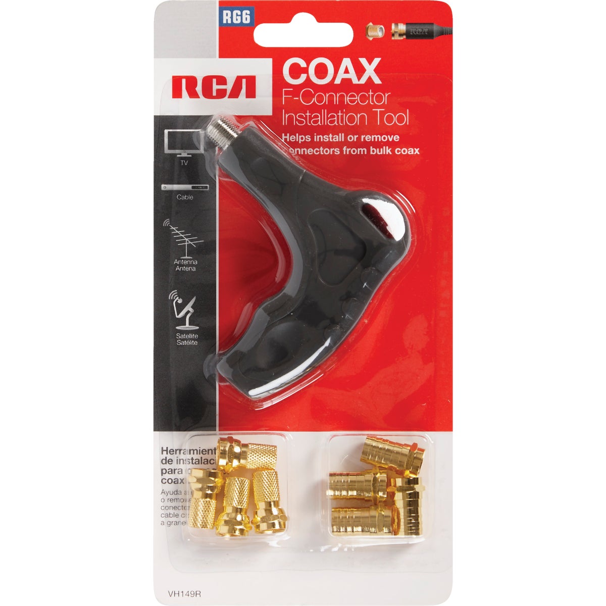 RCA 7.8 In. Plastic F-Connector Installation Tool