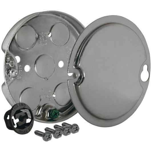 Pass and Seymour Reiker 4 In. 6.5 Cu. In. Round Ceiling Fan Box