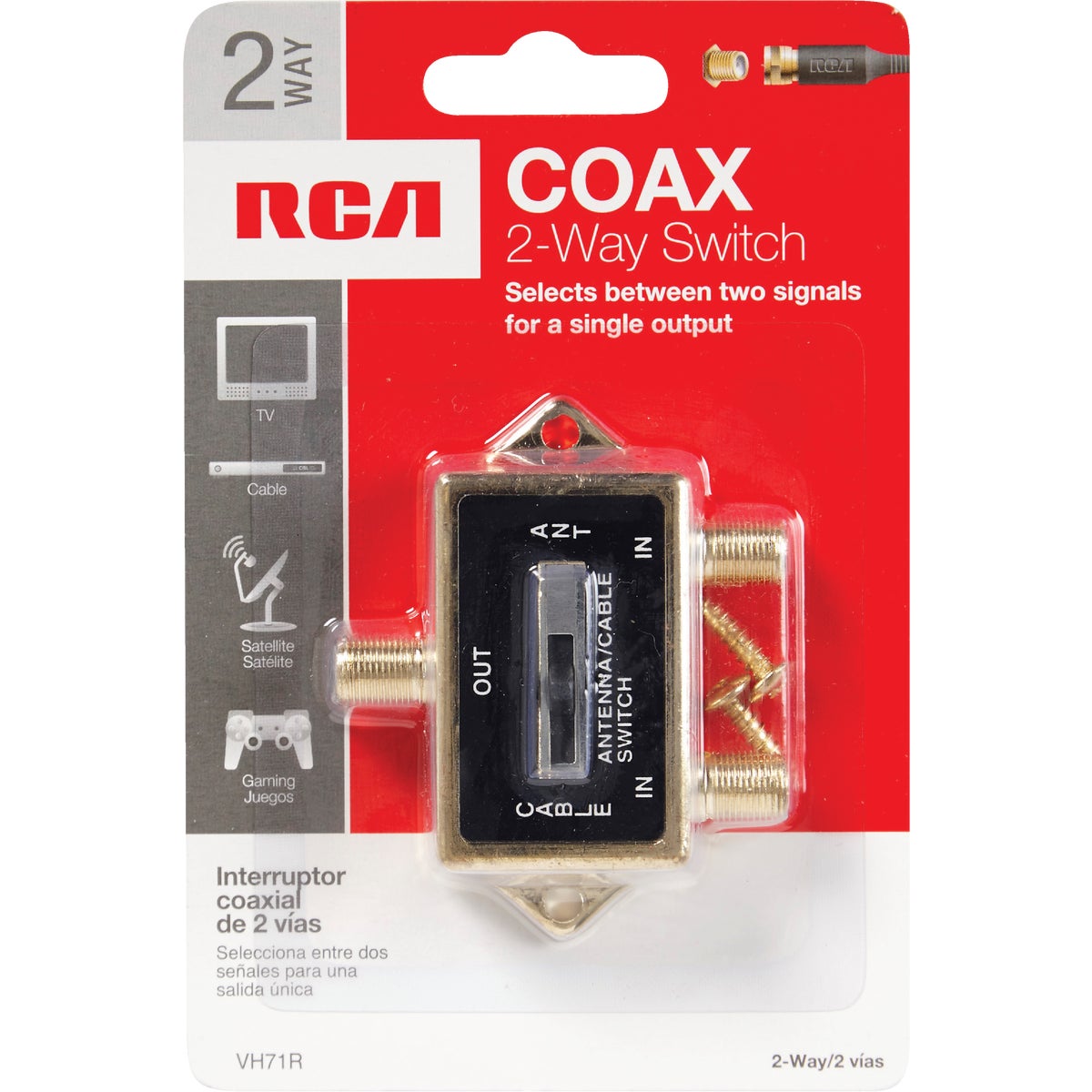 RCA A/B Coax Switch