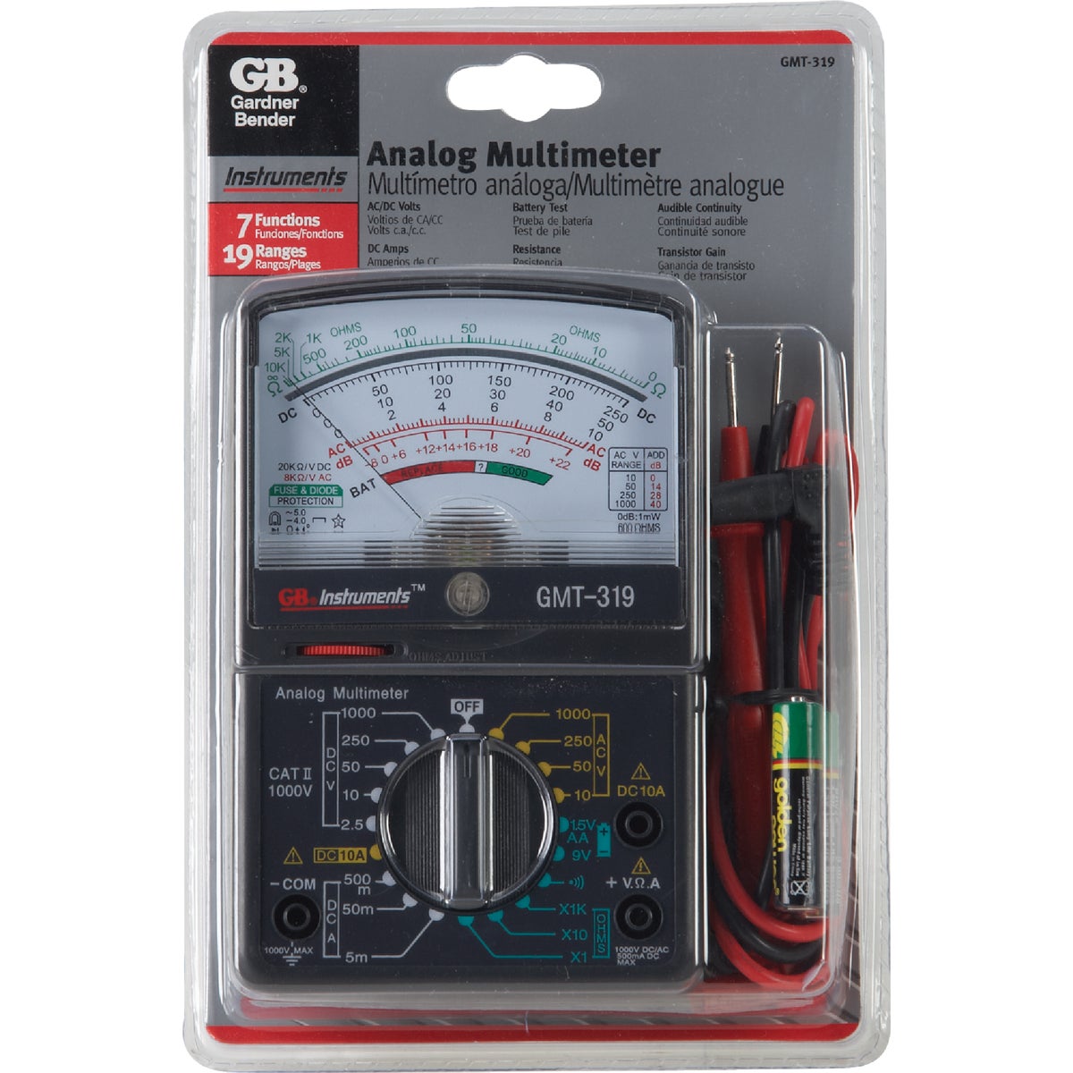 Gardner Bender 7-Function Analog Multimeter