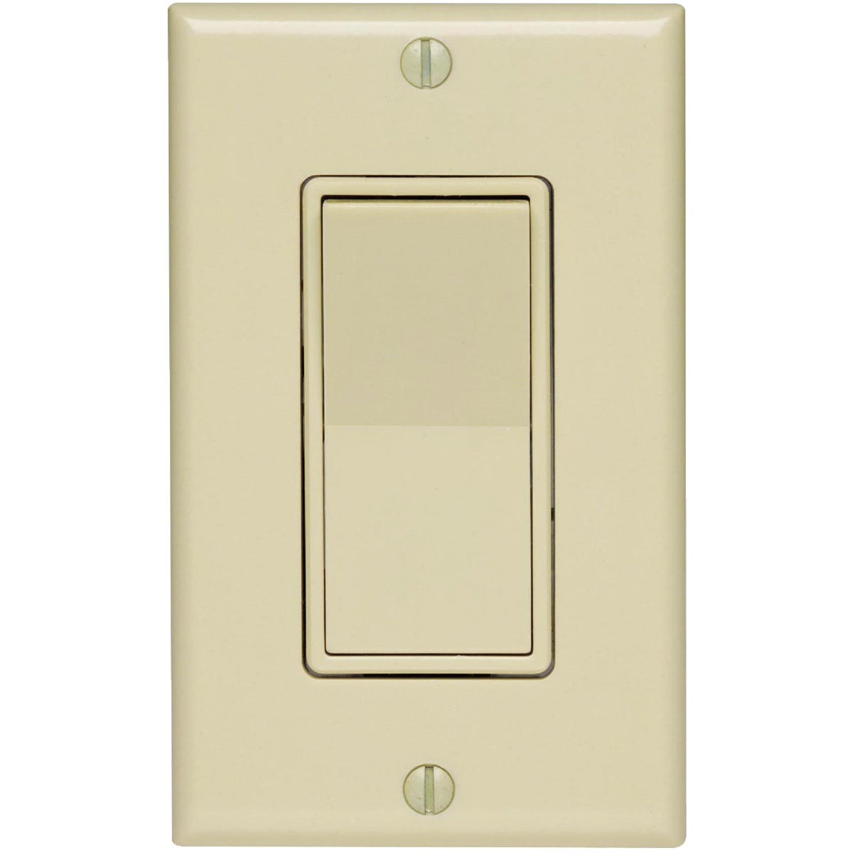 Do it Best Residential Grade 15 Amp Rocker Single Pole Switch, Ivory