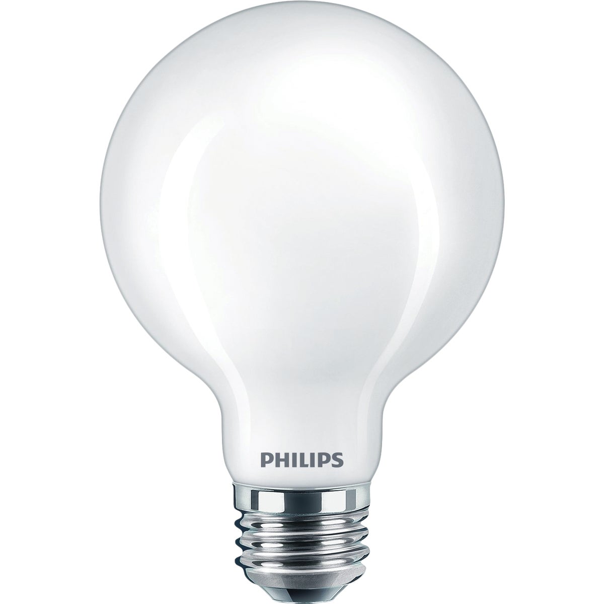 Philips Warm Glow 60W Equivalent Soft White G25 Medium Frosted Dimmable LED Decorative Globe Light Bulb (2-Pack)