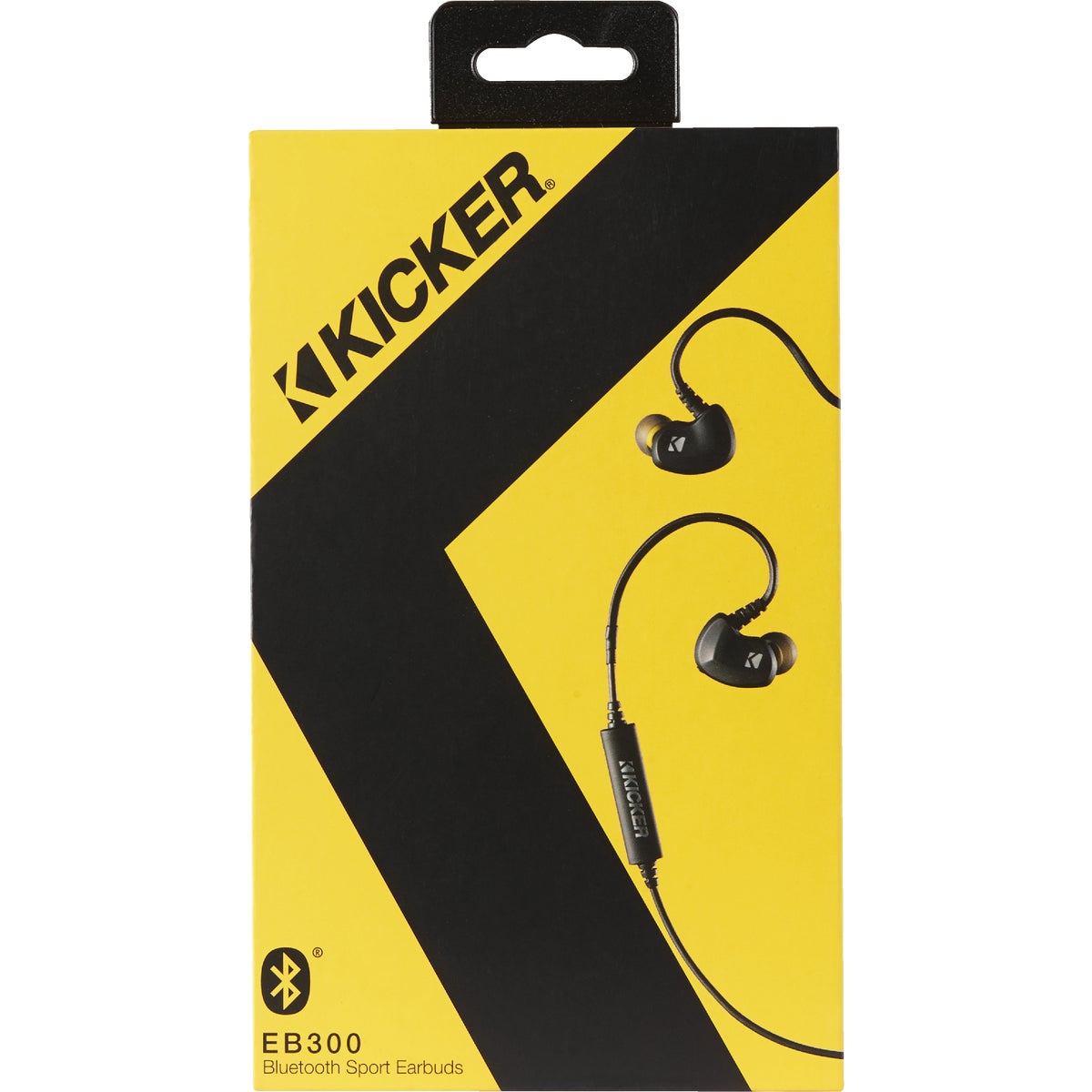 Kicker EB300 Bluetooth Black Earbuds