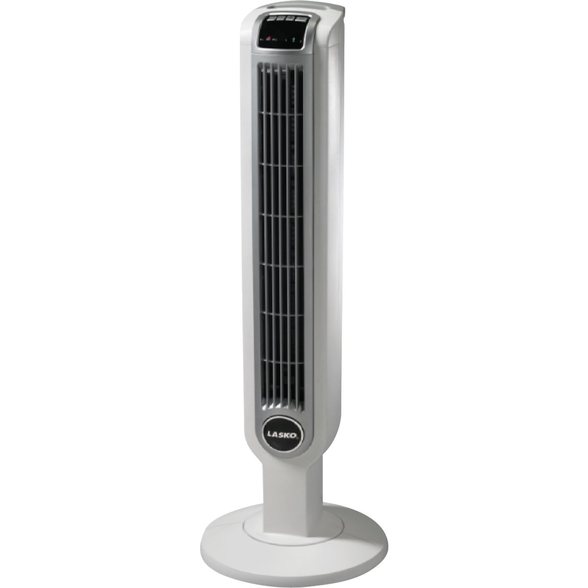 Lasko 36 In. 3-Speed White Oscillating Tower Fan with Remote Control