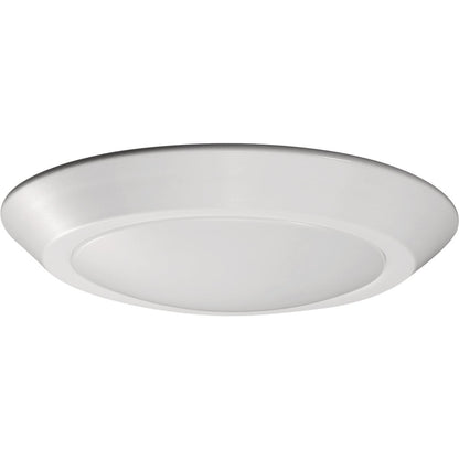 Satco Nuvo 7 In. White 578-Lumen 60W-Equivalent LED Disk Flush Mount Light Fixture