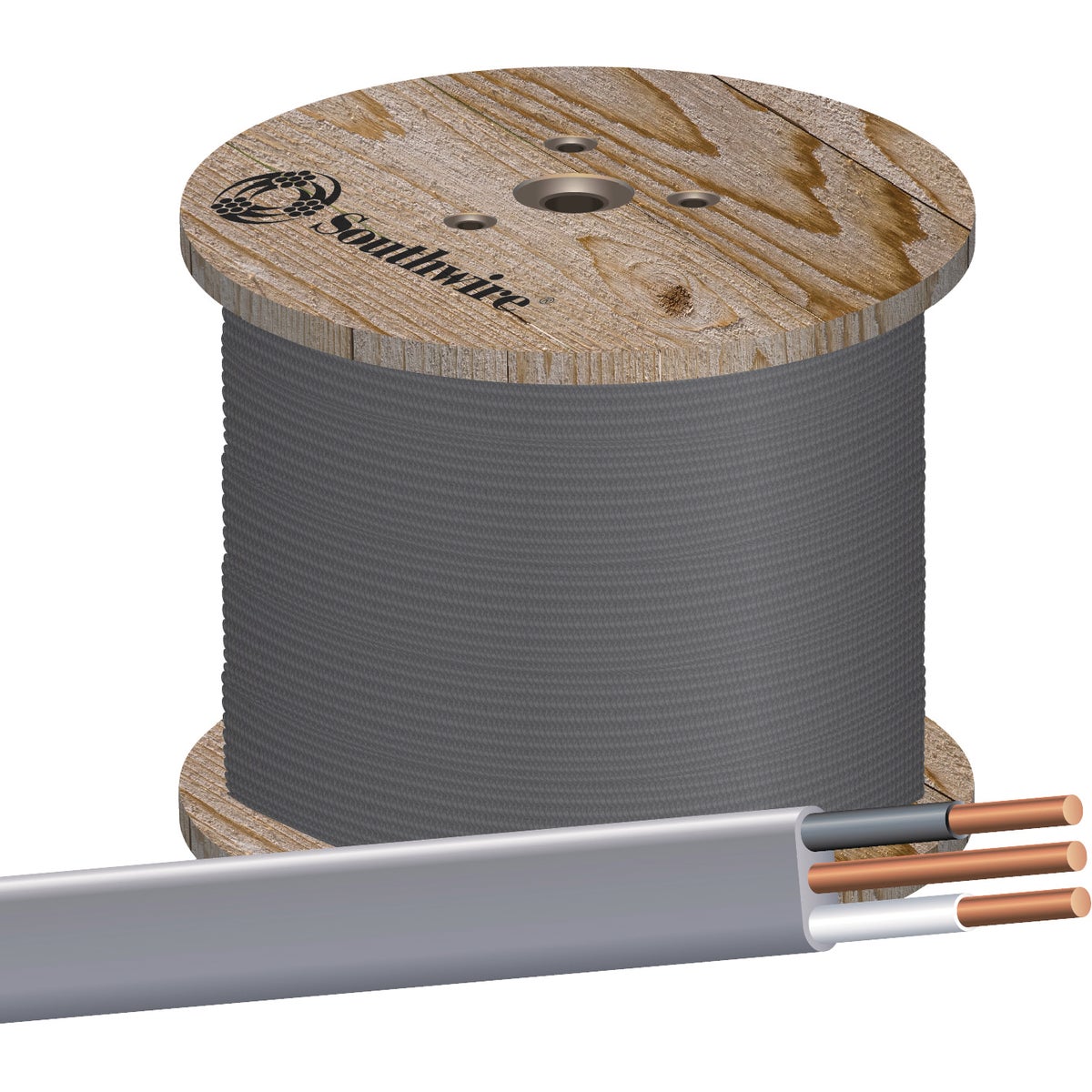 Southwire 1000 Ft. 10 AWG 2-Conductor UFW/G Electrical Wire