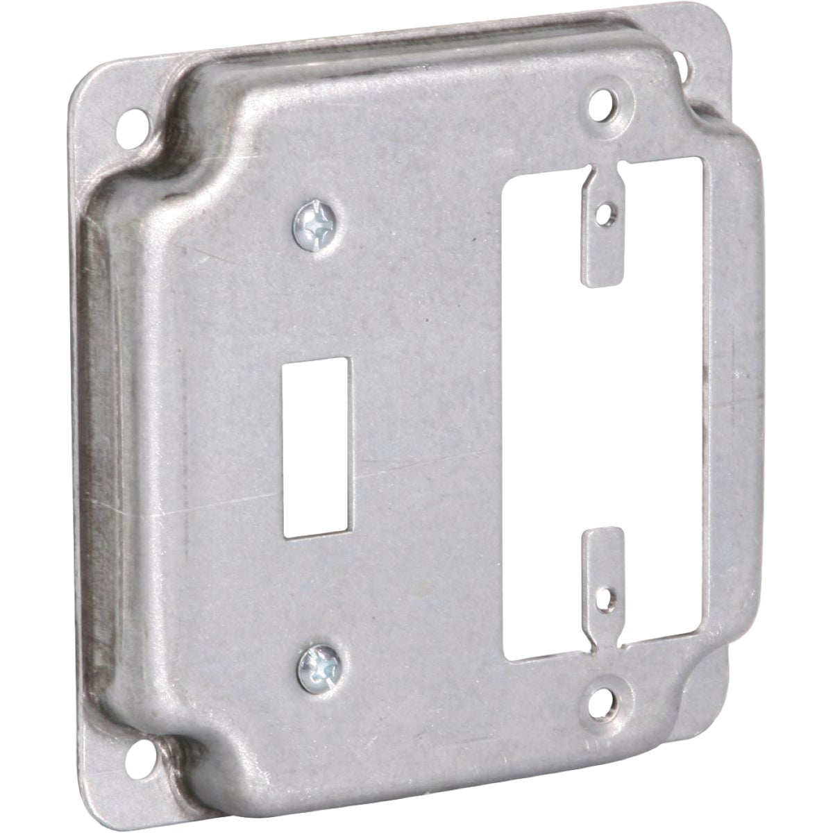 Raco GFI Outlet and Toggle Switch 4 In. x 4 In. Square Device Cover