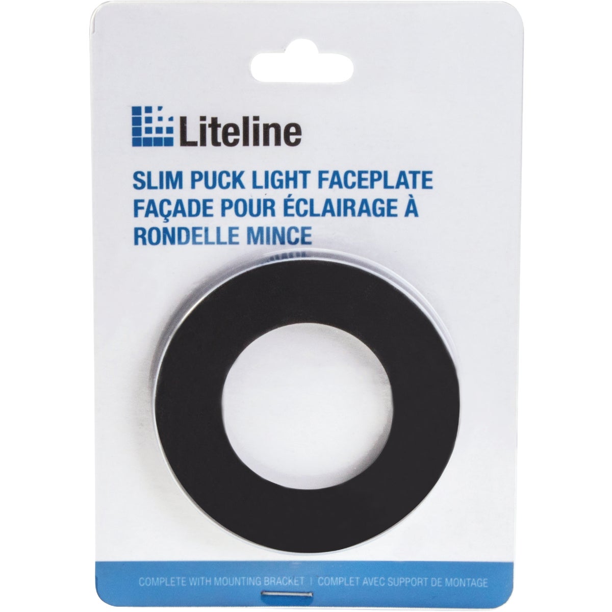 Liteline Black Magnetic Slim Puck Light Trim Ring