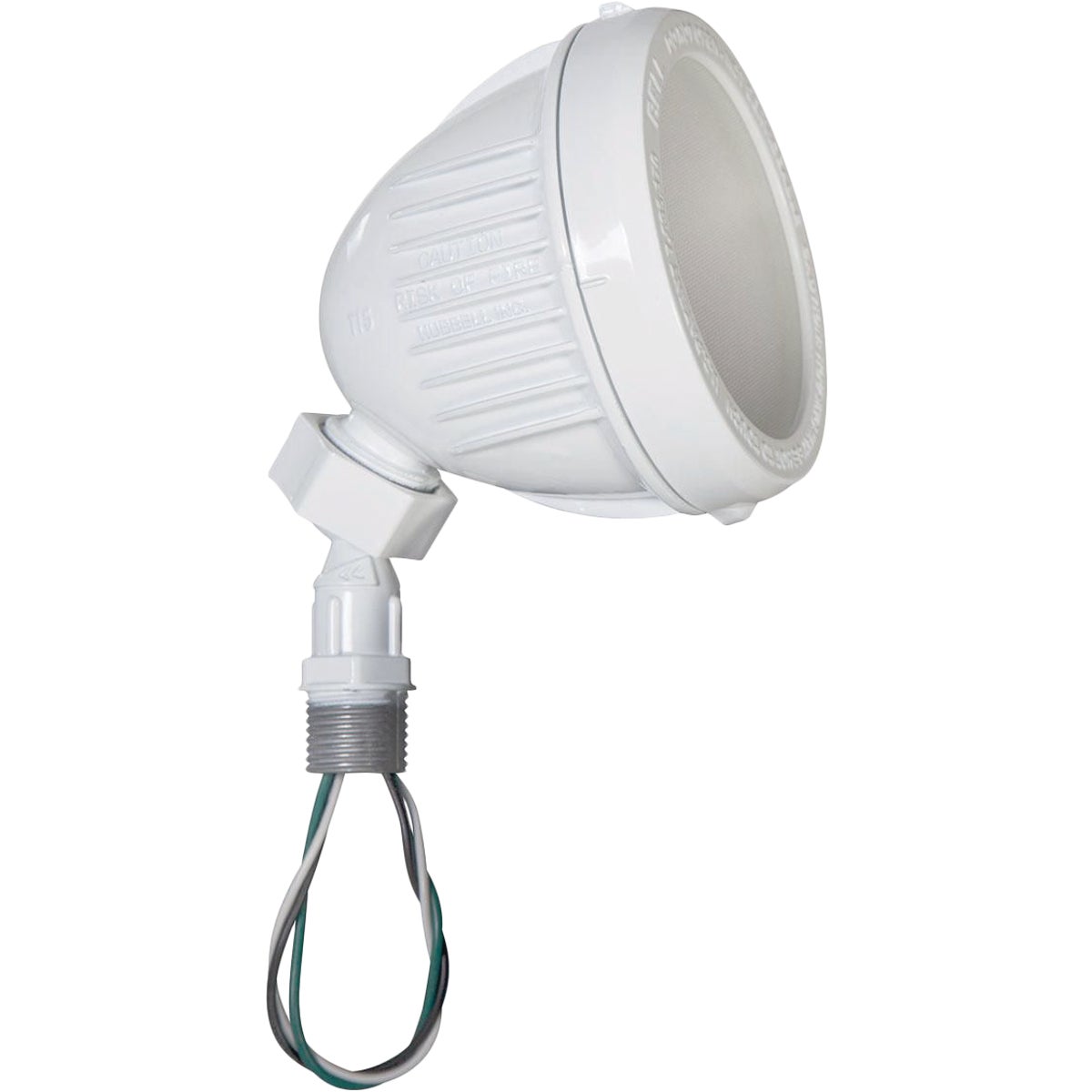 Bell White 13W Die-Cast Aluminum Swivel LED Floodlight Outdoor Lampholder