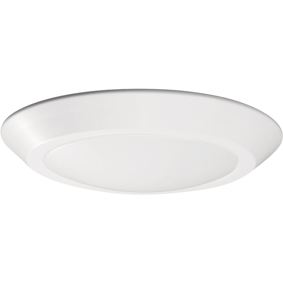 Satco Nuvo 7 In. 60W-Equivalent High-Lumen LED Disk Flush Mount Light Fixture White