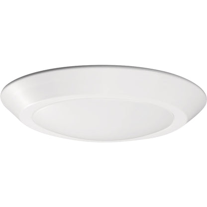 Satco Nuvo 7 In. 60W-Equivalent High-Lumen LED Disk Flush Mount Light Fixture White