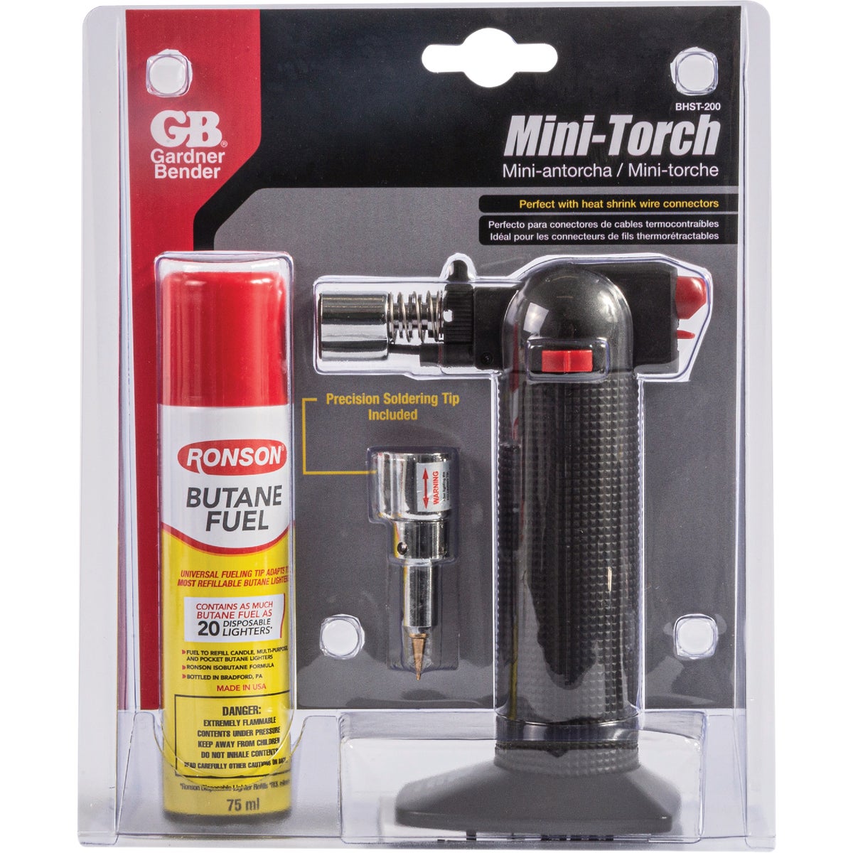 Gardner Bender 3-In-1 Butane Professional Mini Torch