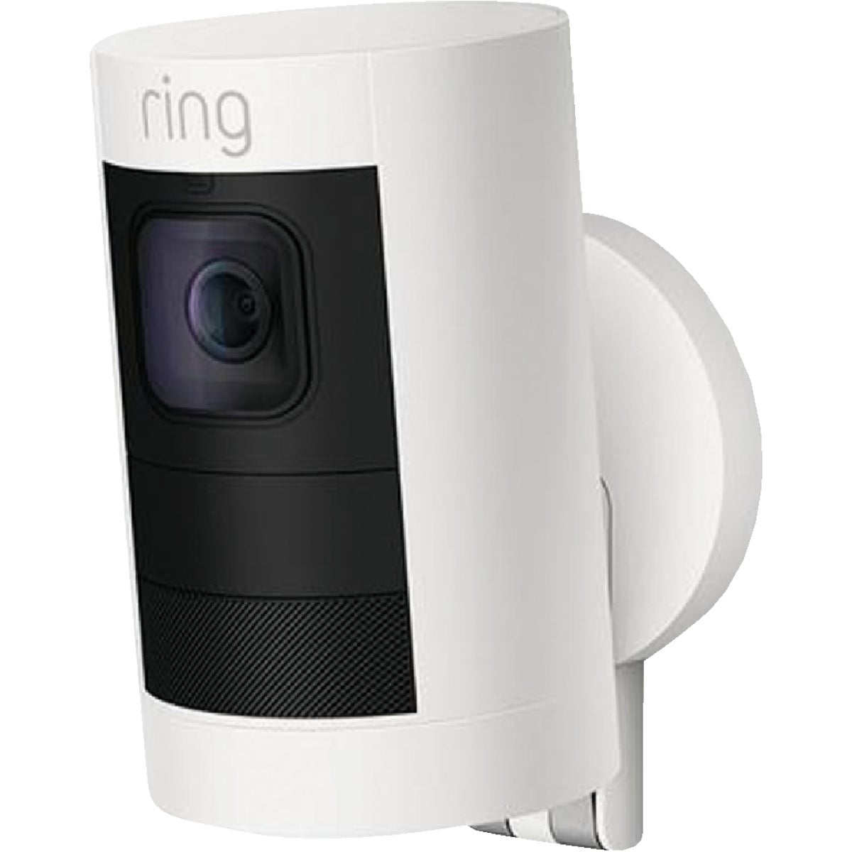 Ring Stick Up Cam Battery Operated Indoor/Outdoor White Security Camera