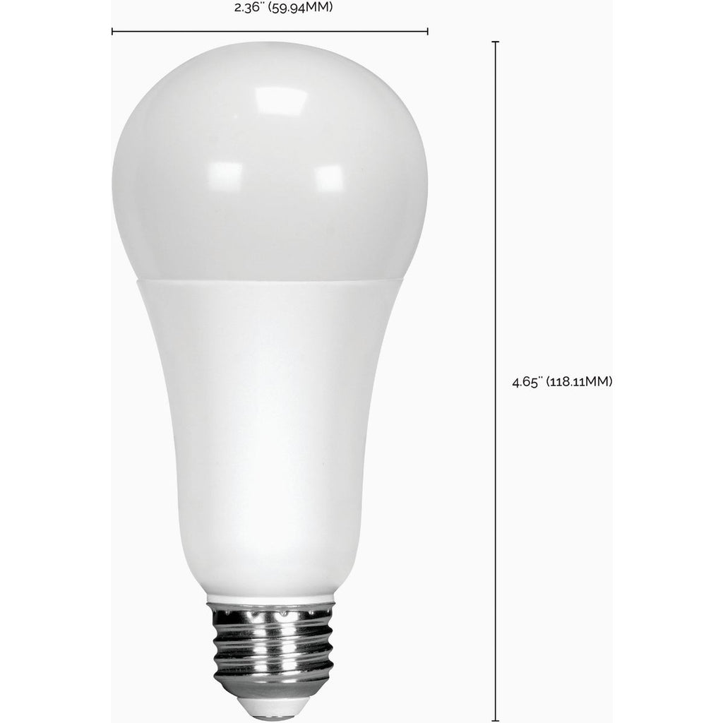 Satco 100W Equivalent Natural Light A21 Medium Dimmable LED Light Bulb