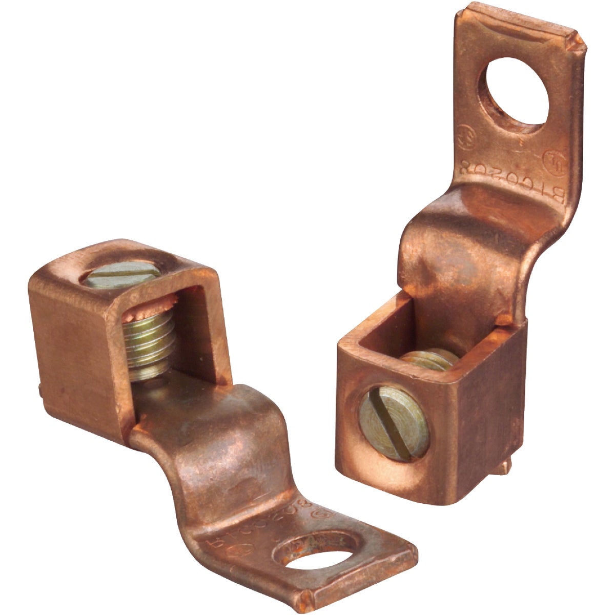 Blackburn #8 STR thru #2 STR Copper Lug Terminal (10-Pack)