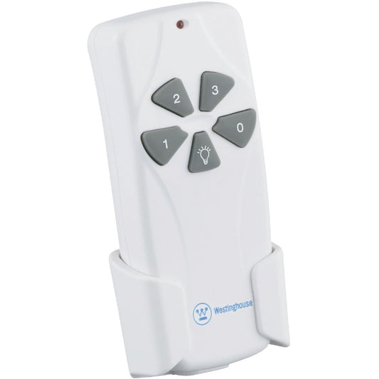 Westinghouse White Universal 3-Speed Ceiling Fan Remote Control