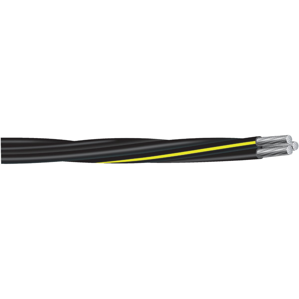 Southwire 500 Ft. 2-2-2 AWG 3-Conductor Underground Service Entrance Cable Electrical Wire