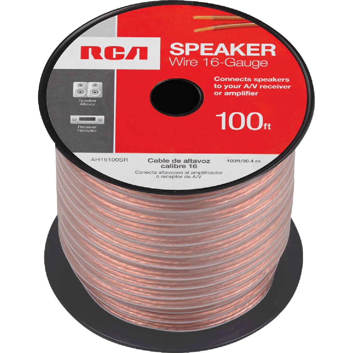 RCA 100 Ft. 16-2 Stranded Speaker Wire