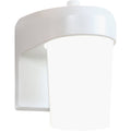 Halo White Dusk To Dawn LED Patio Light Fixture