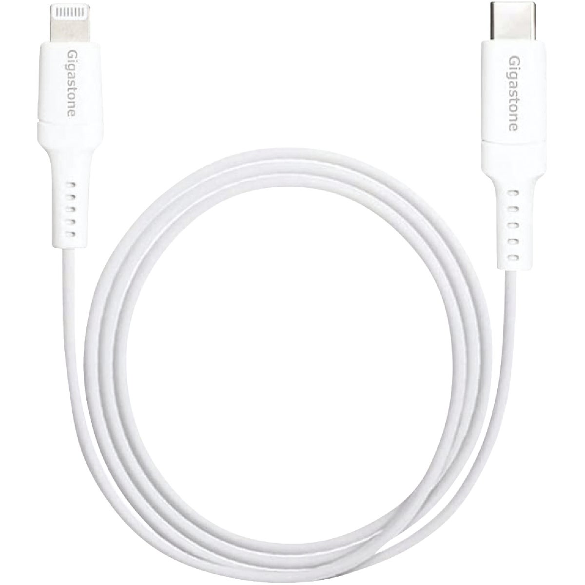 Gigastone 5 Ft. White Type-C to Lightning Charging & Sync Cable