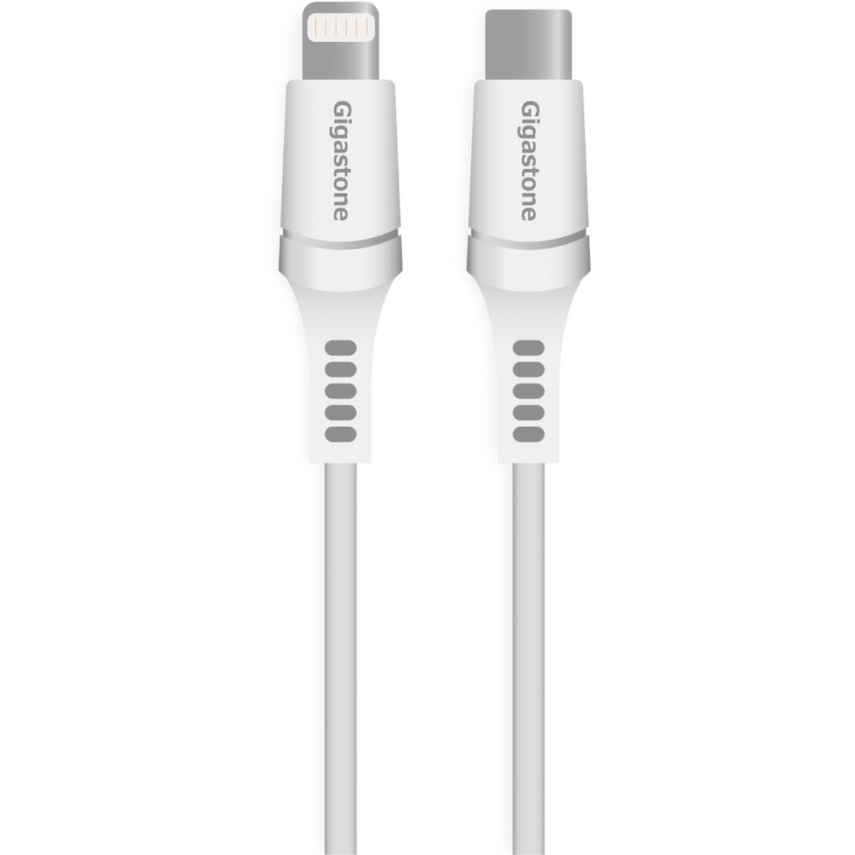 Gigastone 5 Ft. White Type-C to Lightning Charging & Sync Cable