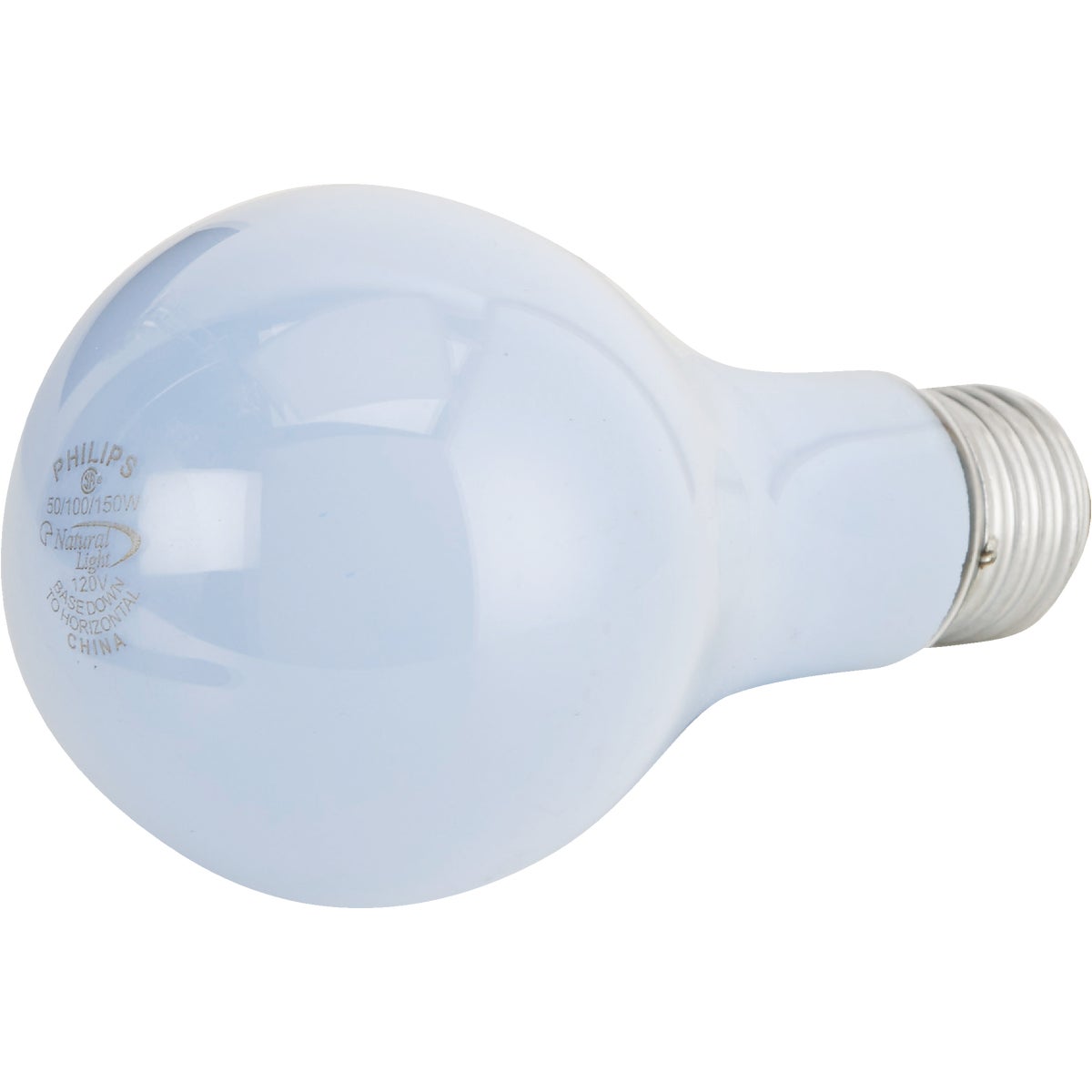 Philips 50/100/150W Frosted Natural Light Medium Base A21 Incandescent 3-Way Light Bulb