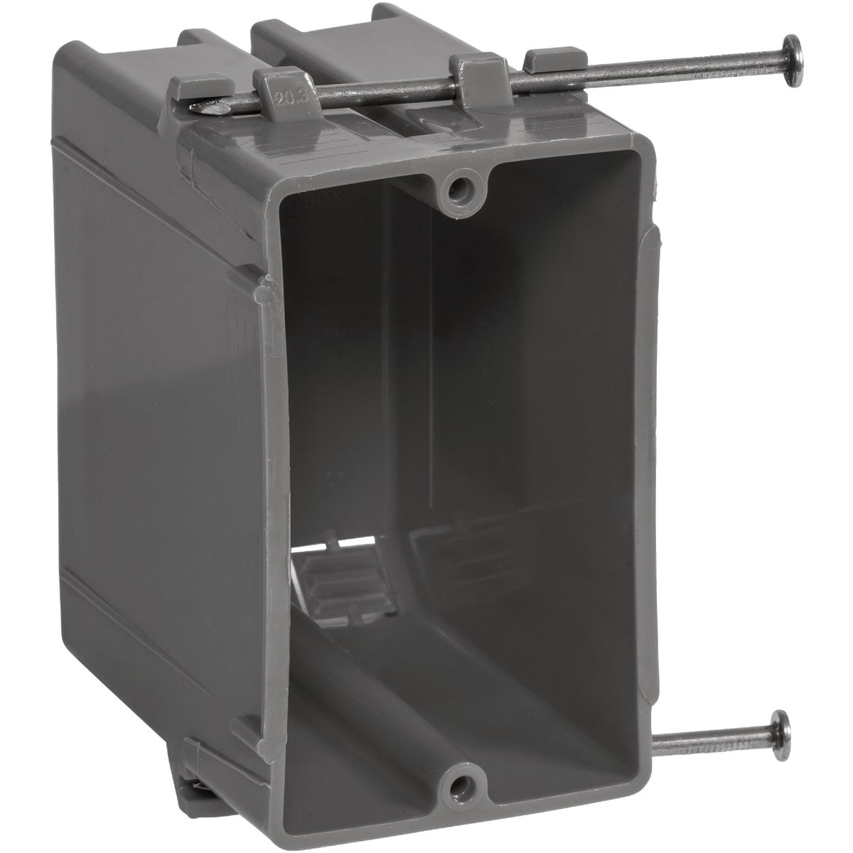 Gardner Bender 1-Gang PVC New Work Wall Electrical Box, 20 Cu. In.