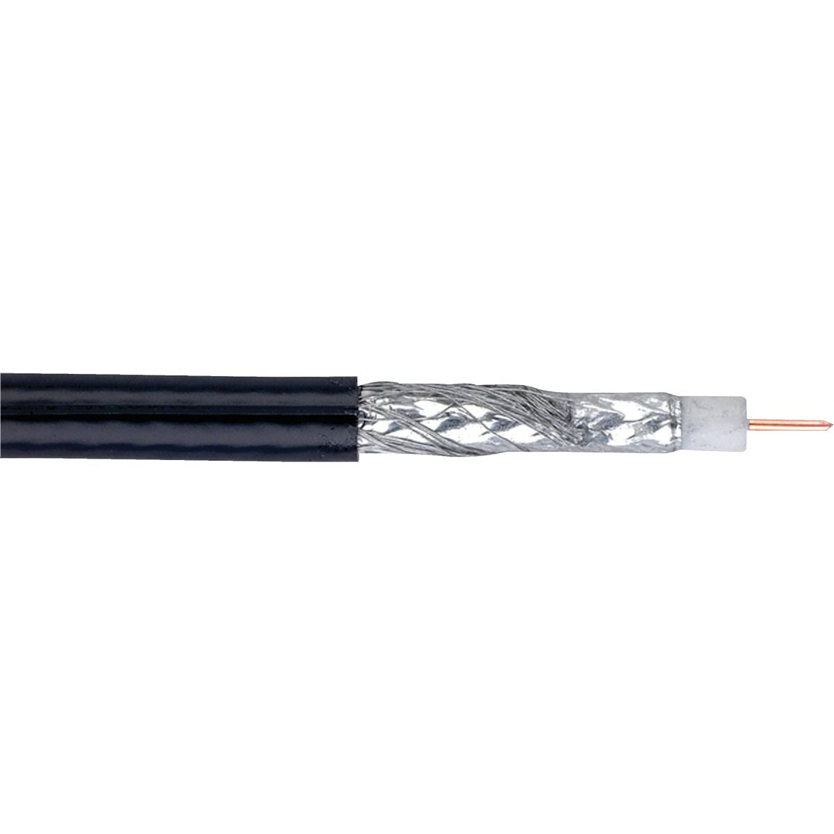 RCA 100 Ft. Black RG6 Coaxial Cable