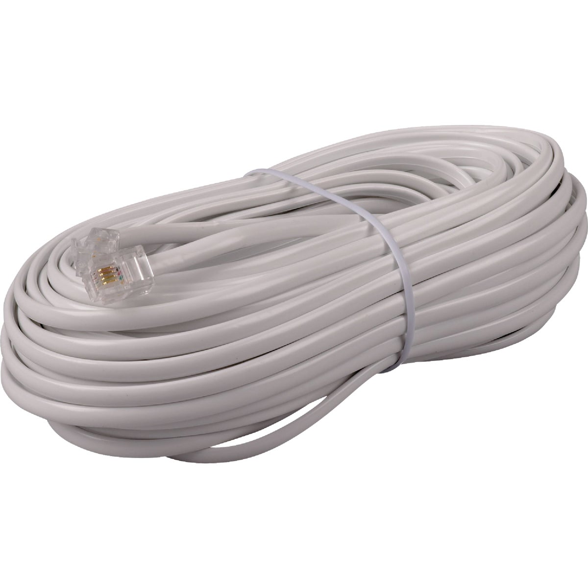 RCA 50 Ft. White Phone Cord