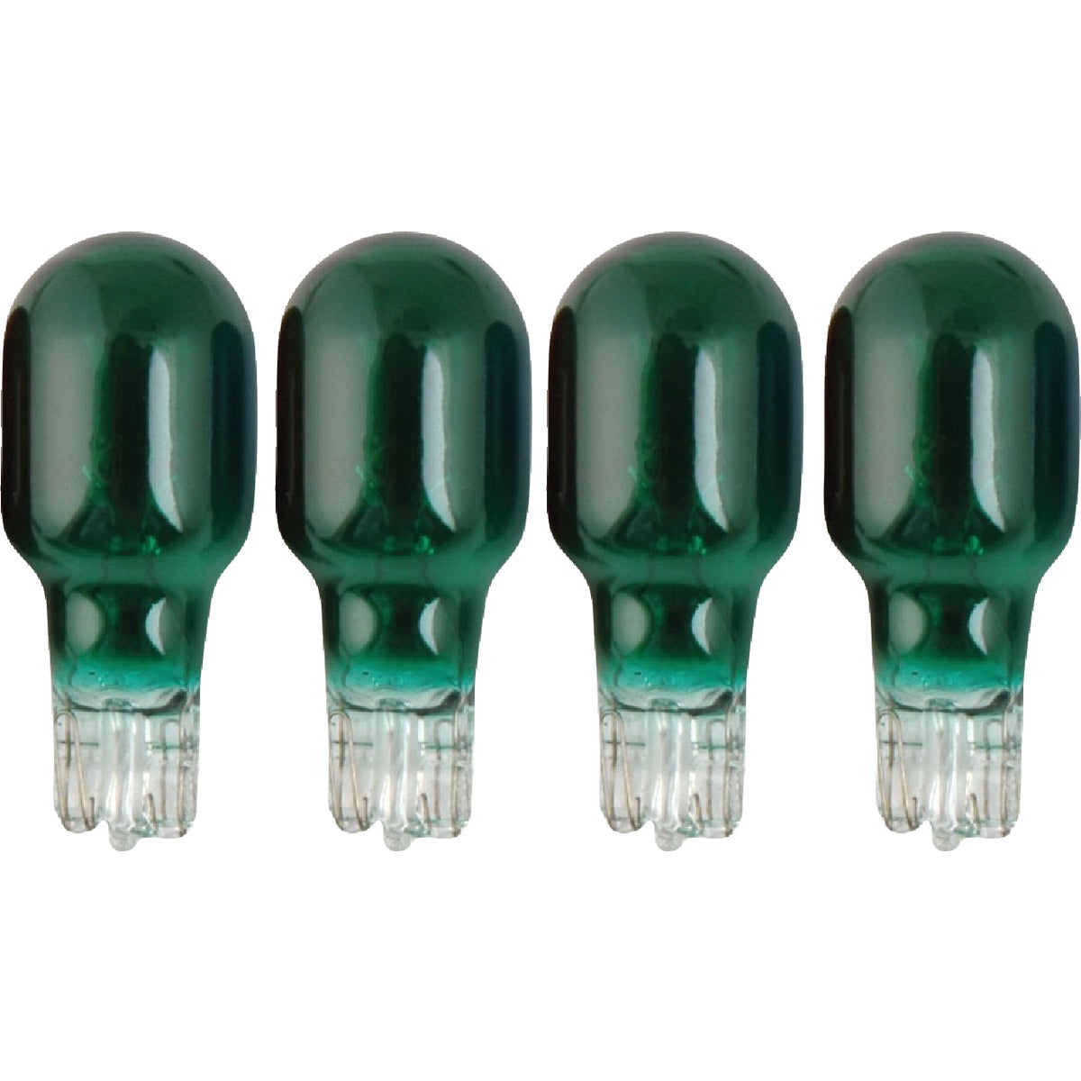 Moonrays 4W Green T5 Wedge Base Landscape Low Voltage Light Bulb (4-Pack)