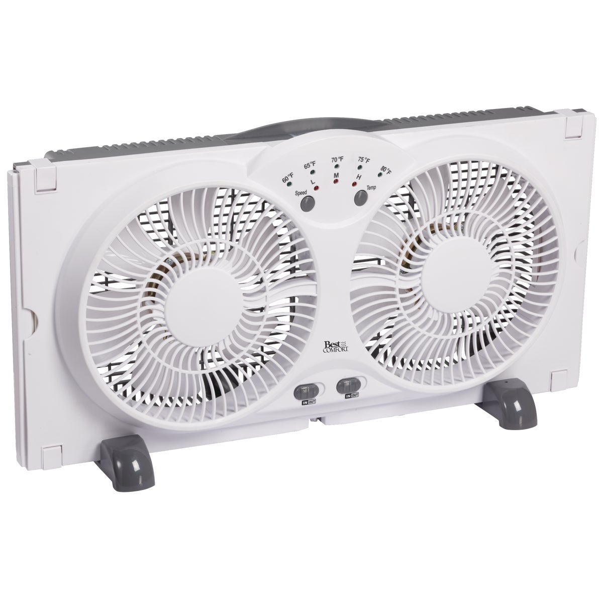 Best Comfort 9 In. 3-Speed Twin Window Fan