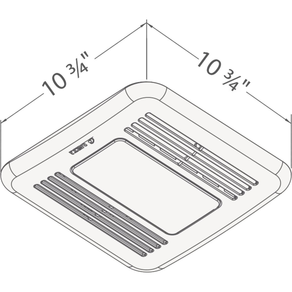 Delta BreezIntegrity 80 CFM 1.3 Sones Bath Exhaust Fan with LED Light