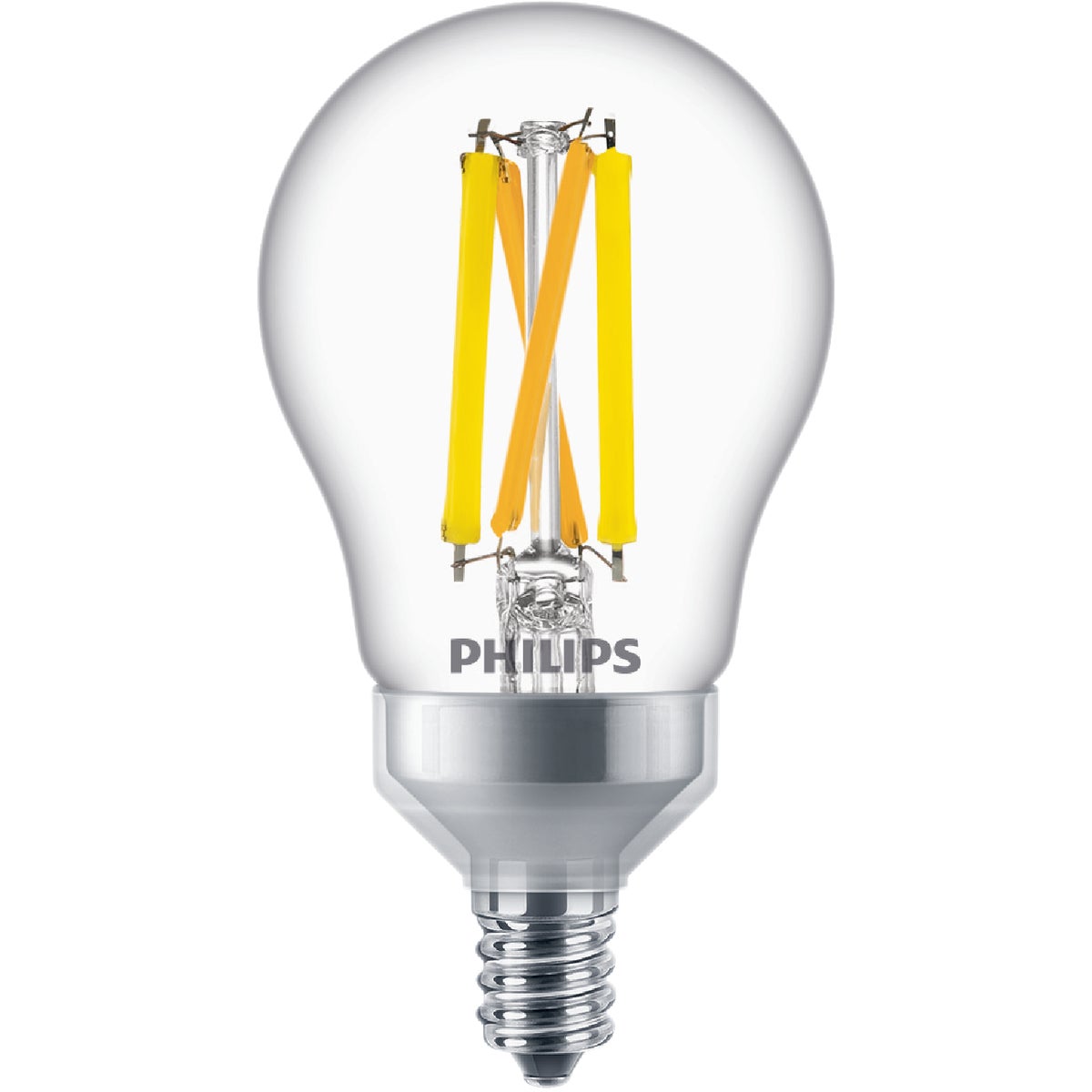 Philips Ultra Definition Warm Glow 60W Equivalent Soft White A15 Candelabra LED Light Bulb (2-Pack)