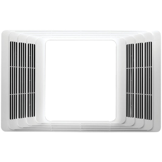 Broan 80 CFM 2.0 Sone Bath Exhaust Fan with Heater & Light