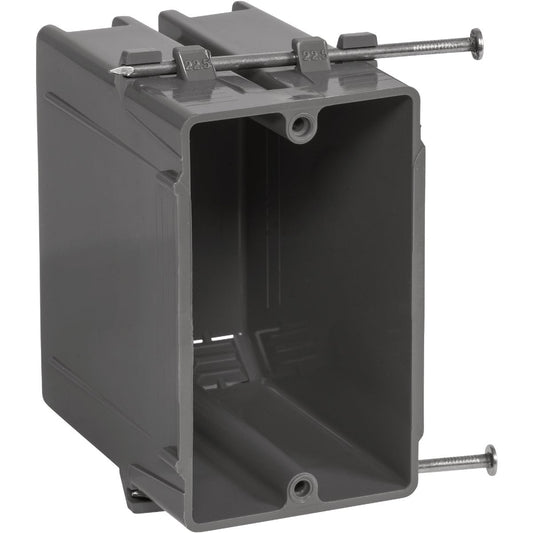 Gardner Bender 1-Gang PVC New Work Wall Electrical Box, 22 Cu. In.